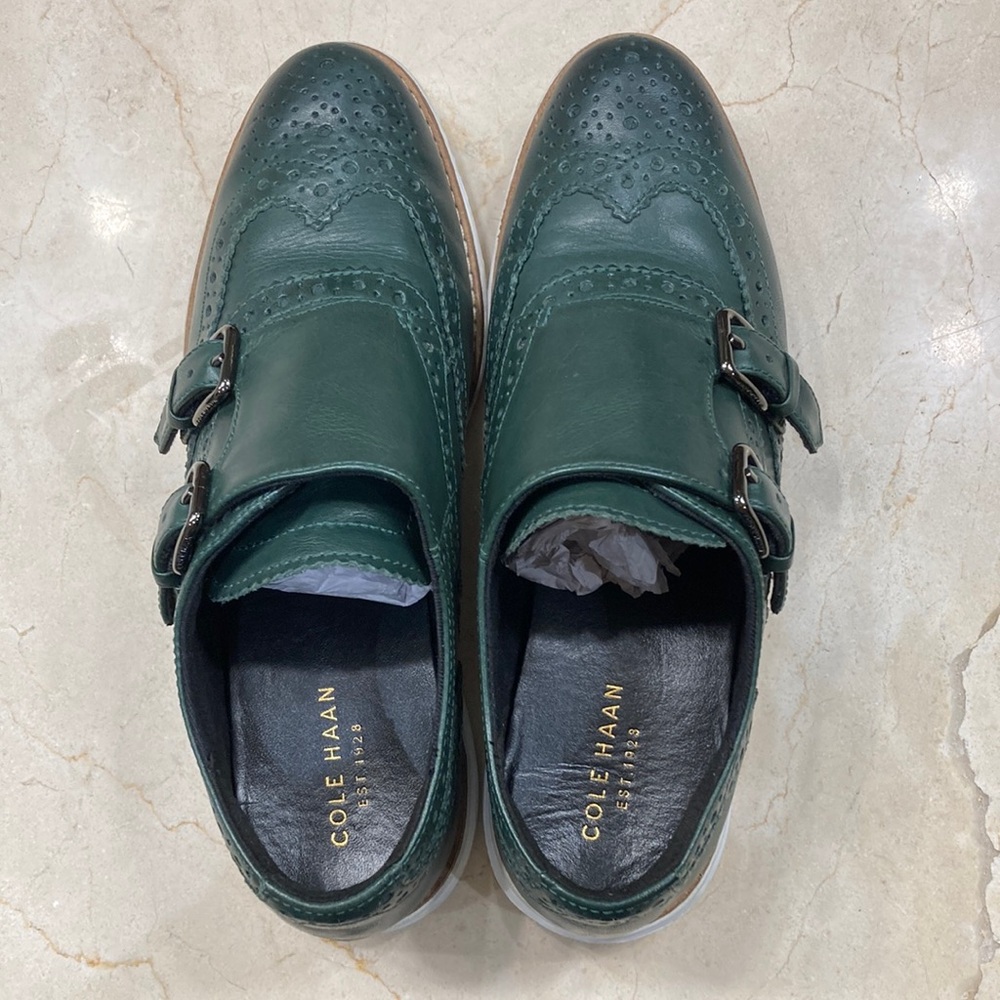 Cole Haan Wingtip Oxford with double buckle